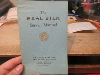 1924 Indianapolis Indiana Real Silk Hosiery Mills How To Use Guide Book Customer