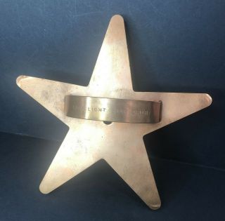 Vintage Martha Stewart By Mail Giant Copper Cookie Cutter Star Light Star Bright