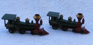 Two Vintage Matchbox Lesney No.  13 American Loco 4 - 4 - 0 Models Of Yesteryear
