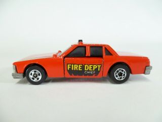 Vintage Hot Wheels Crack Ups - Fire Dept Chief (1983,  Loose,  1:64)