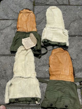Very 1951 Us Military M - 1949 Arctic Wool Mittens Extreme Cold Snowmobile