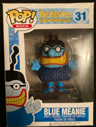 Funko Pop Rock 31 The Beatles Yellow Submarine Blue Meanie Box Vaulted