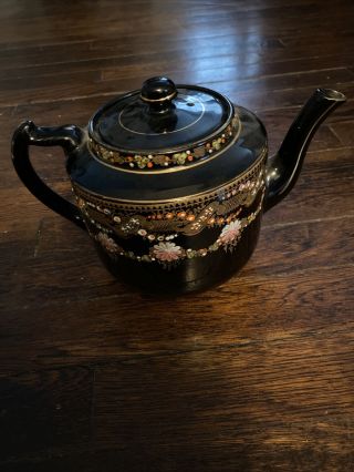 Reliance Vintage 40s Oriental Inspired Teapot Made By Gibson & Sons Ltd.  England