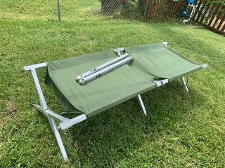 Us Military Issue Army Gi Aluminum Frame Folding Cot