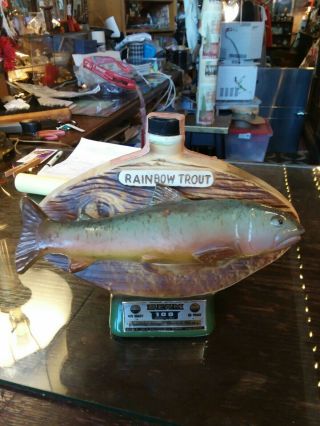 Jim Beam Bottle Empty Rainbow Trout 1975 National Hall Of Fame Hayward Wi