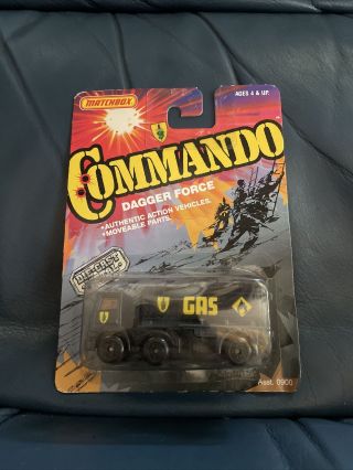 Matchbox Commando Gas Vehicle Dagger Force Moc 1988 Release Vintage