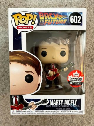 Funko Pop Movies - Marty Mcfly 602 - Canadian Convention Exclusive - 2018