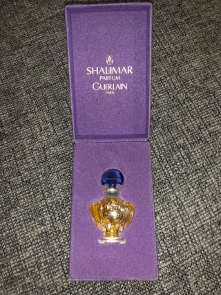 Vintage Rare Miniature Shalimar Parfum Modele D 