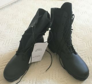 British Army Hot Weather Black Jungle Boots