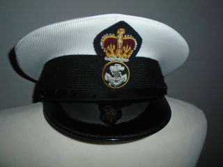 Royal Navy Mens Petty Officer Cap With Badge Size 57cm Issue