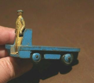 Dinky Toys Meccano B.  E.  V.  Truck 14a Blue Made In United Kingdom