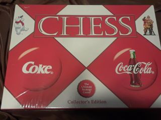 Coca Cola Collectors Edition Chess Set,  Complete 2002