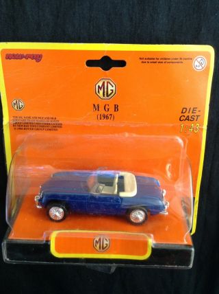 Mg Mgb (1967) - Ray 1.  43 Die - Cast Model 48772 Dark Blue