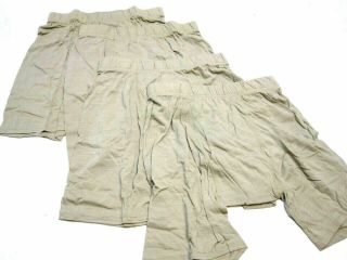 4 Pack Flame Resistant Military Boxer Shorts Desert Tan Fire Retardant X - Large