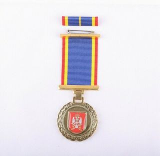 Serbia Armed Force Medal & Ribbon For 200 Year Of Serbian Armed Force