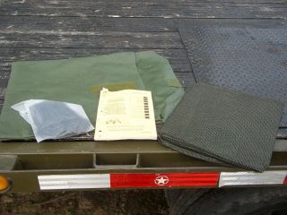 Military Surplus Camouflage Net Repair Kit Current Style,  Book,  Zip Ties - Army