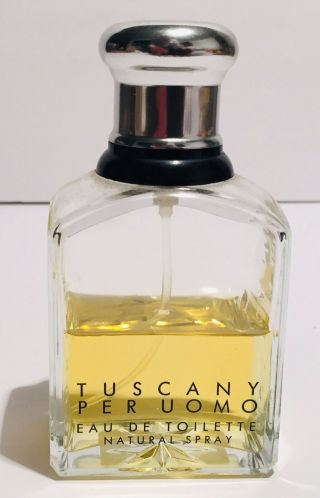 Vintage Aramis Tuscany Per Uomo Eau De Toilette 3.  4 Fl Oz Approximately 50 Full