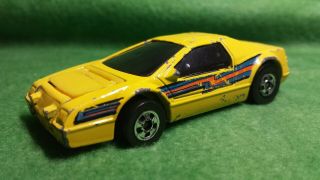 Vintage 1985 Hot Wheels Crack - Ups Basher Yellow Cruiser Hong Kong Die - Cast Car