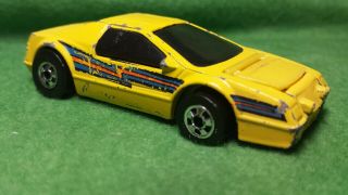 Vintage 1985 Hot Wheels Crack - Ups BASHER Yellow Cruiser Hong Kong Die - cast Car 2