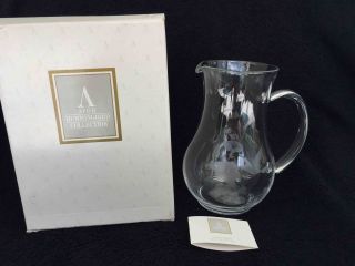 Avon Hummingbird 24 Lead Crystal 48 Oz Pitcher - Made In France