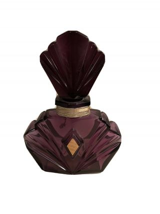 Elizabeth Taylor Purple Oversized Perfume Bottle Home Decor
