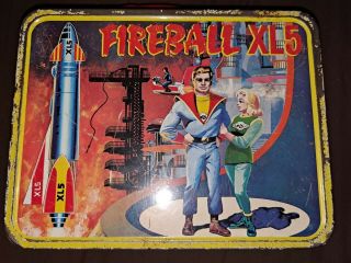1964 Fireball Xl5 Metal Lunch Box