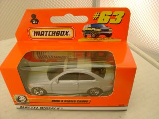 1999 Matchbox Superfast 63 Silver Bmw 3 Series Coupe