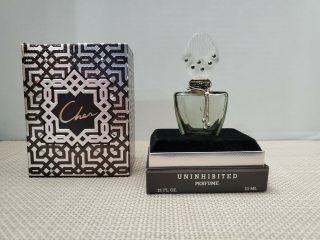 Rare - Cher Uninhibited Perfume Bottle.  25oz/7.  5ml - Vintage