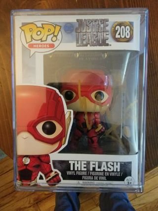 Signed Funko Pop Heroes - Dc Justice League - The Flash 208
