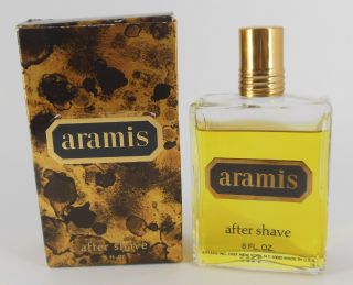 Vintage Aramis After Shave 8 Fl Oz Splash W/ Box - Men 