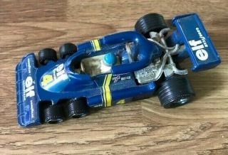 Corgi Elf Tyrrell 6 Wheel Formula 1 Die Cast Car.  Scale 1;36