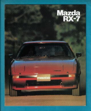 Mazda Rx - 7 Sports Car 18 Page Brochure February 1984