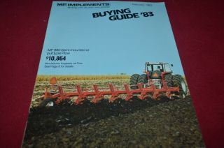 Massey Ferguson Buying Guide For 1983 Dealer 