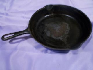 Vintage Griswold Cast Iron Skillet 11 1/2 Inches Wide Flat Bottom