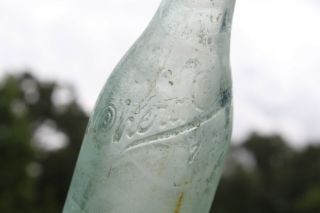 Montgomery Alabama Chero Cola Embossed Script Bottle Ala Al Rare