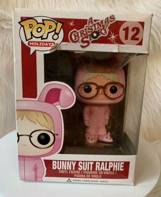 Funko Pop Bunny Suit Ralphie - A Christmas Story - 12 - Vaulted - Box Damage