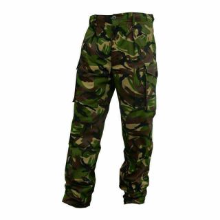 British Army - Military - Combat Trousers Lightweight Woodland Dpm Camo -