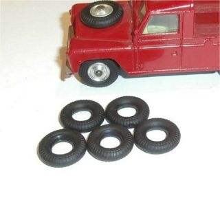 Corgi Toys 438 Land Rover Tires set of 5 Tyres Pre - 1967 Models Pack 78 2