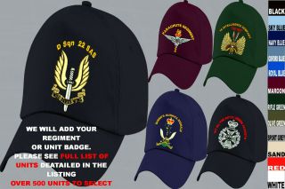 Units Q To R Army Royal Navy Air Force Marines Raf Regiment Baseball Cap Hat