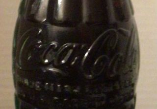 Vintage Coca Cola Hobbleskirt Contour Shape Full 6oz Green Bottle Nashville Tenn 3