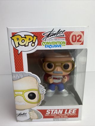 Funko Pop Convention Exclusive 02 Stan Lee Fan Expo Canada Vaulted W/protector