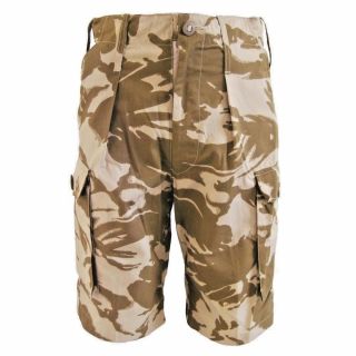 British Army Issue Desert Combat Shorts - All Sizes - Grade 1 - Army Shorts