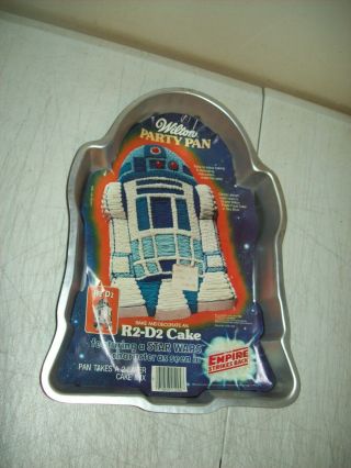 Vintage 1980 Wilton Star Wars Cake Pan Set R2 - D2 With All Accessories