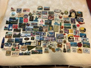100,  Refrigerator Magnets Variety Travel Souvenirs,  Broadway Shows,  Etc