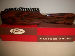Vintage Fuller Clothes Brush Faux Tortoise Bakelite 573 3