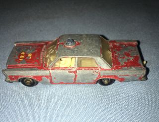 Ford Galaxie Police Chief Car Lesney Matchbox Series 55/59 Made In England