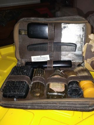 Vintage Mens Travel Grooming Kit