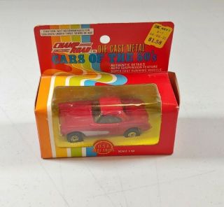 Vintage " Champs Of The Road " 1/50 Diecast 1956 Red Corvette