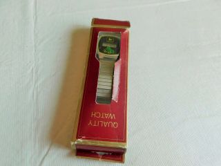 Vintage John Deere Digital Watch Black Dial - Runs