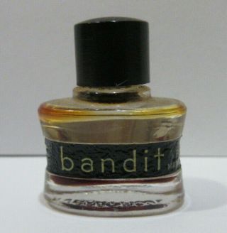 Bandit By De Robert Piguet 1/16 Fl Oz Mini Perfume Bottle - Vintage Rare 1/3 Full